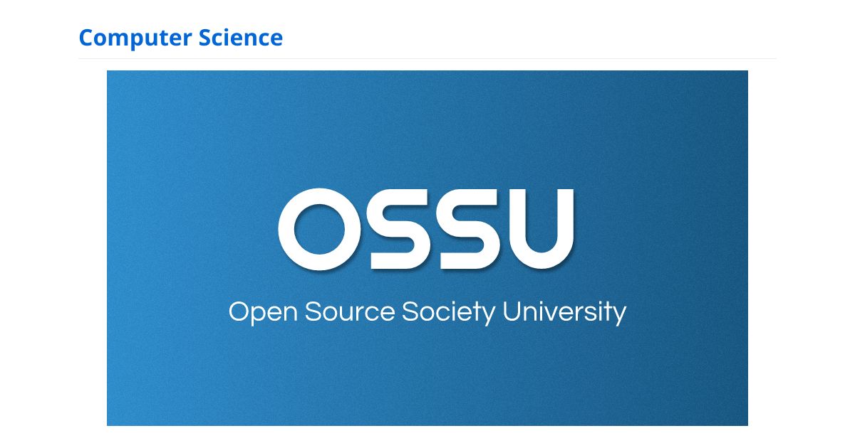 OSSU cover image